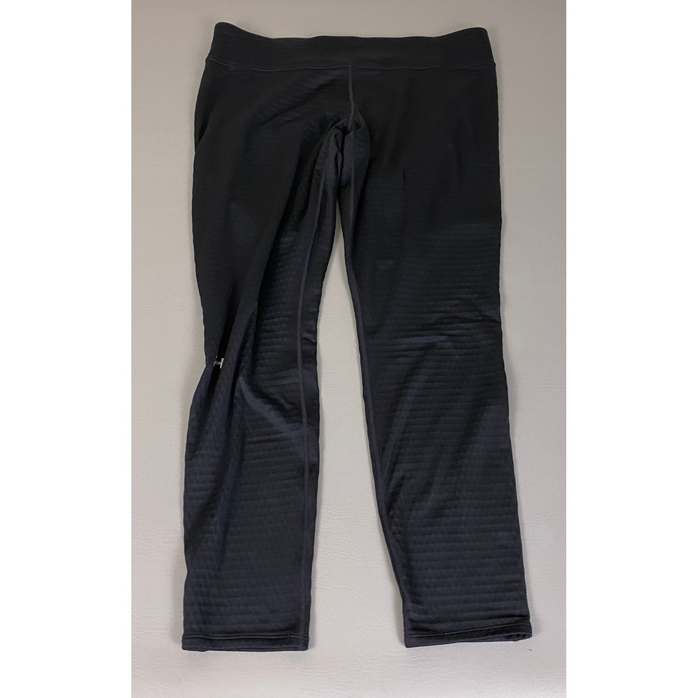 Under Armour Base Layer Leggings ColdGear Women's Size XL Black Fitted